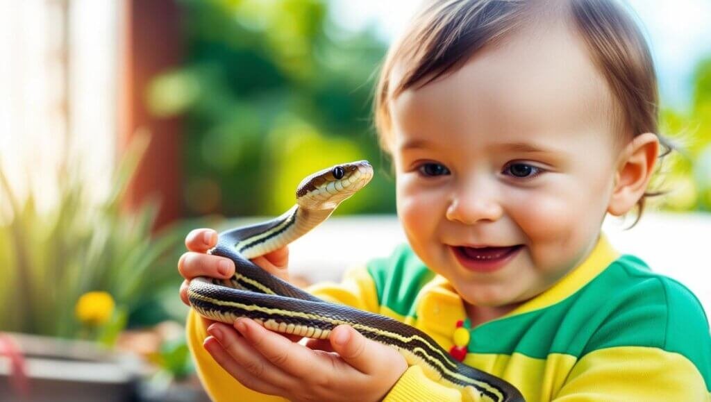 Viral Video of Toddler Handling Snake Ignites Fury Online
